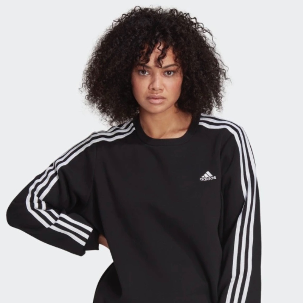 Adidas Fleece Sweatshirt 3-Stripe